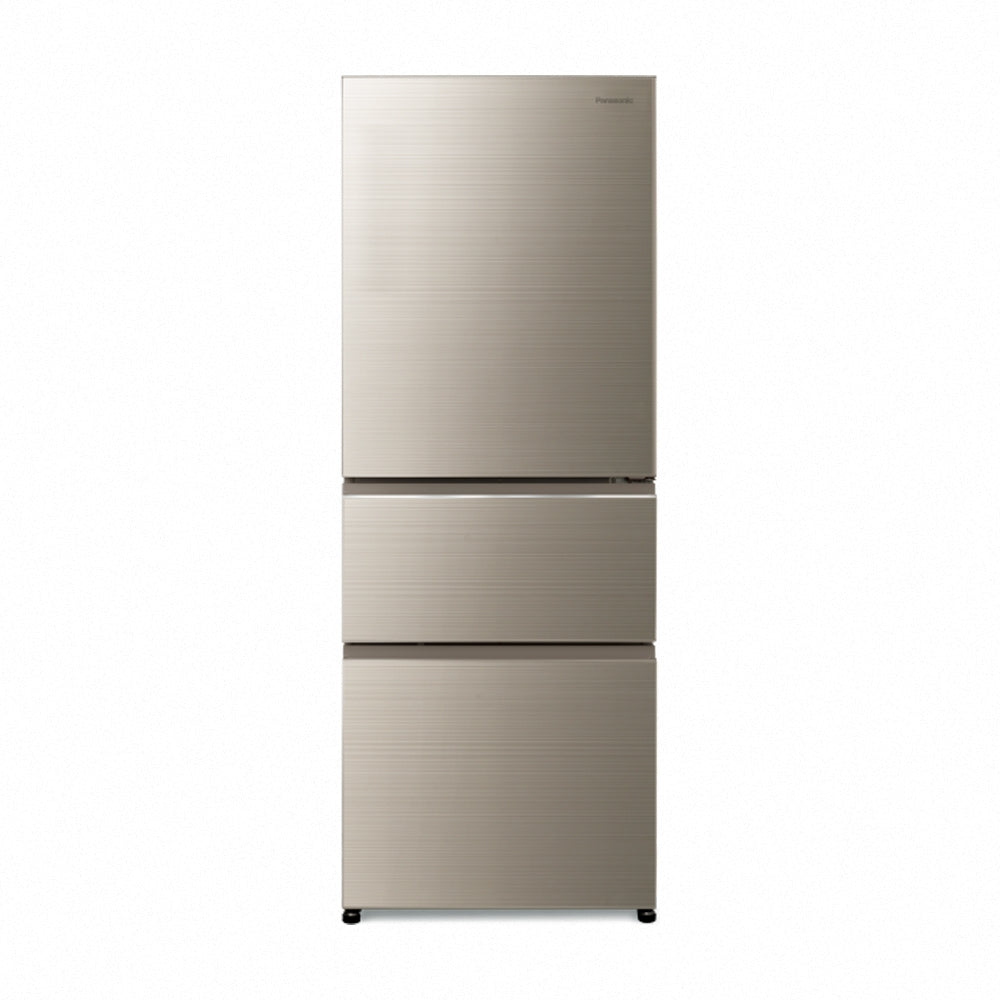 Panasonic 國際牌|NR-C454HG 450L新一級能效三門玻璃門變頻冰箱(翡翠白/翡翠金)