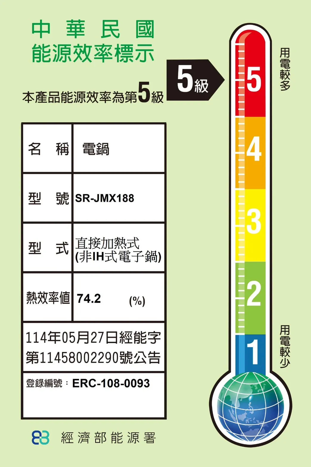 Panasonic國際牌 |SR-JMX188 10人份日本製微電腦電子鍋