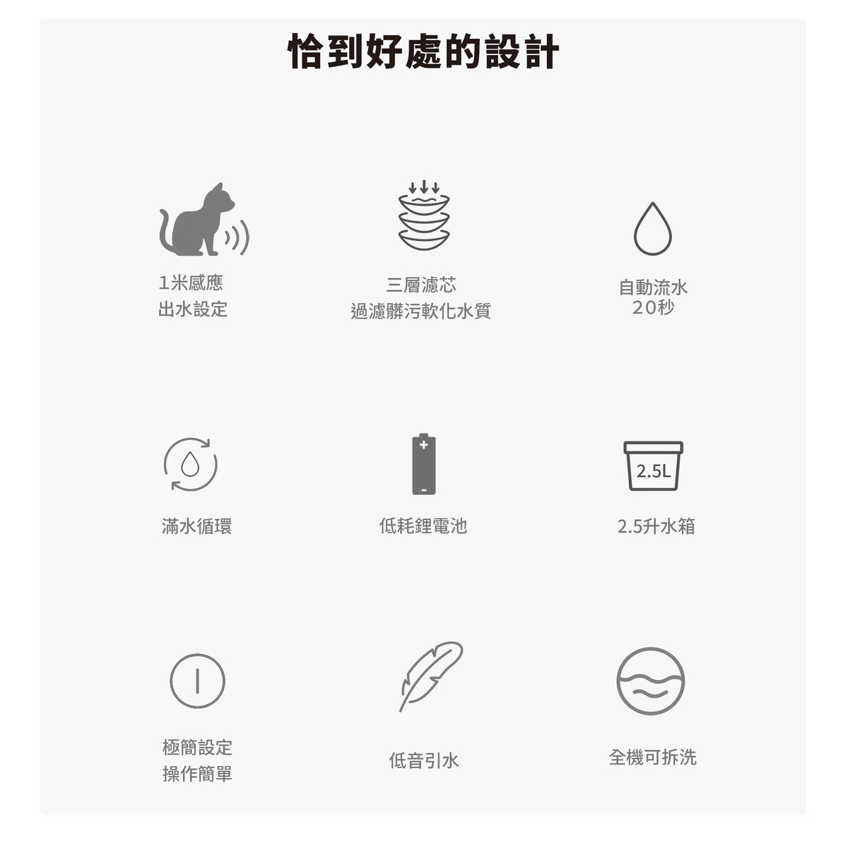 正負零 | XDF-KP30 寵物飲水機