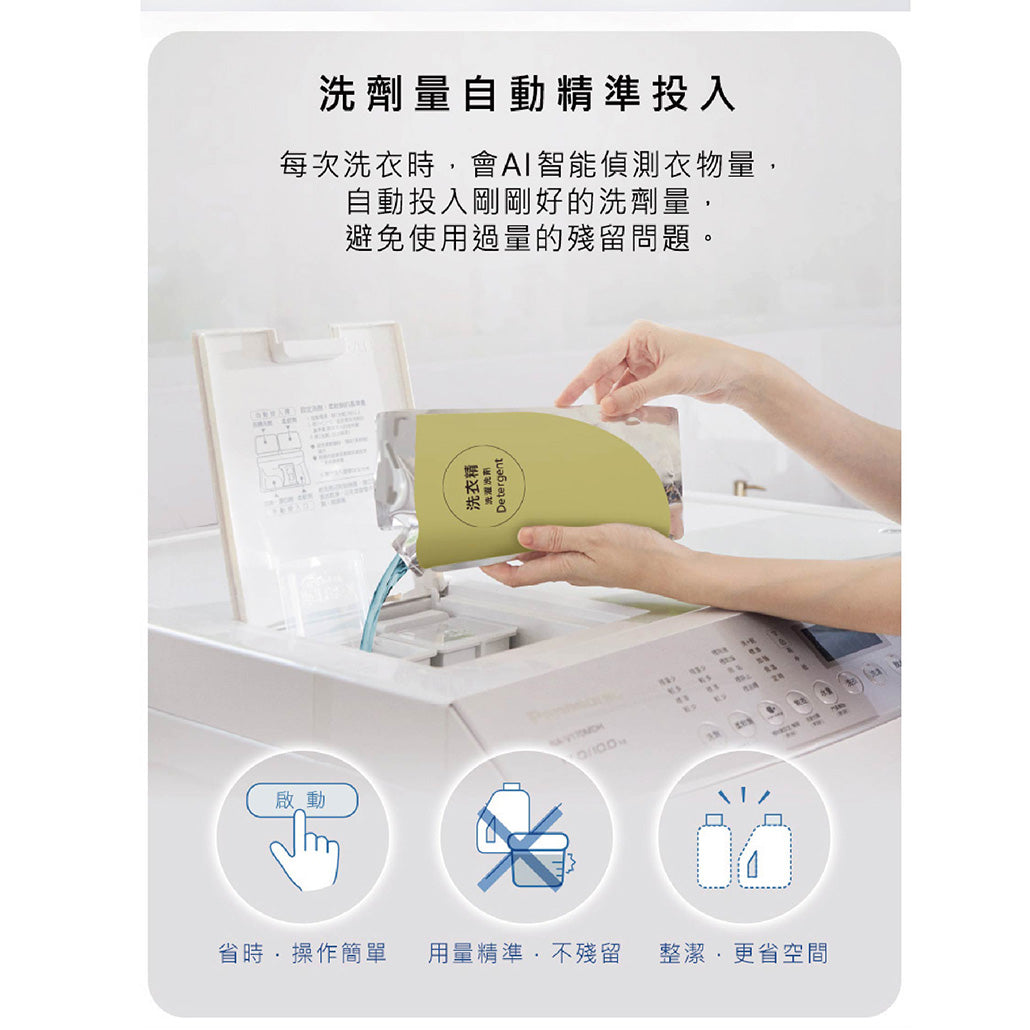 Panasonic 國際牌｜NA-V150MDH 15公斤IOT智慧聯網洗脫烘滾筒洗衣機