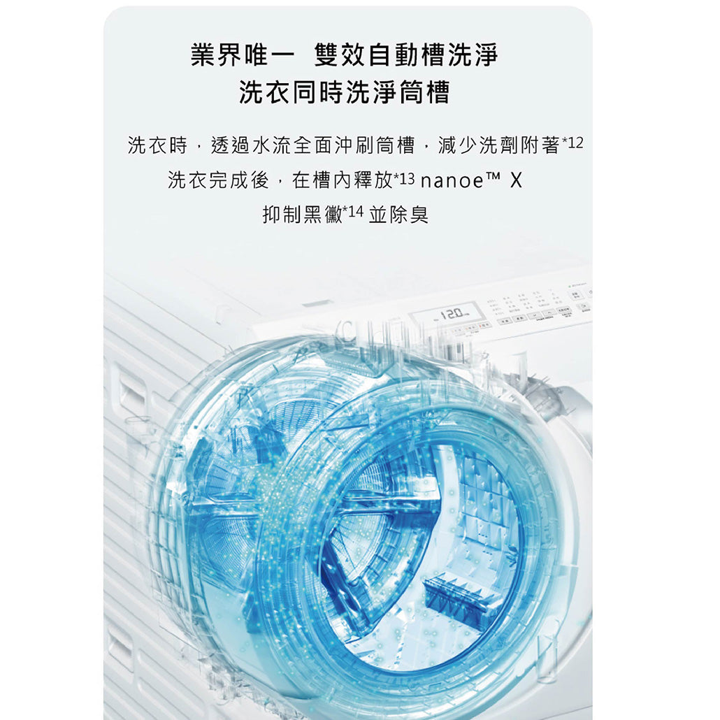 Panasonic 國際牌｜NA-V150MDH 15公斤IOT智慧聯網洗脫烘滾筒洗衣機
