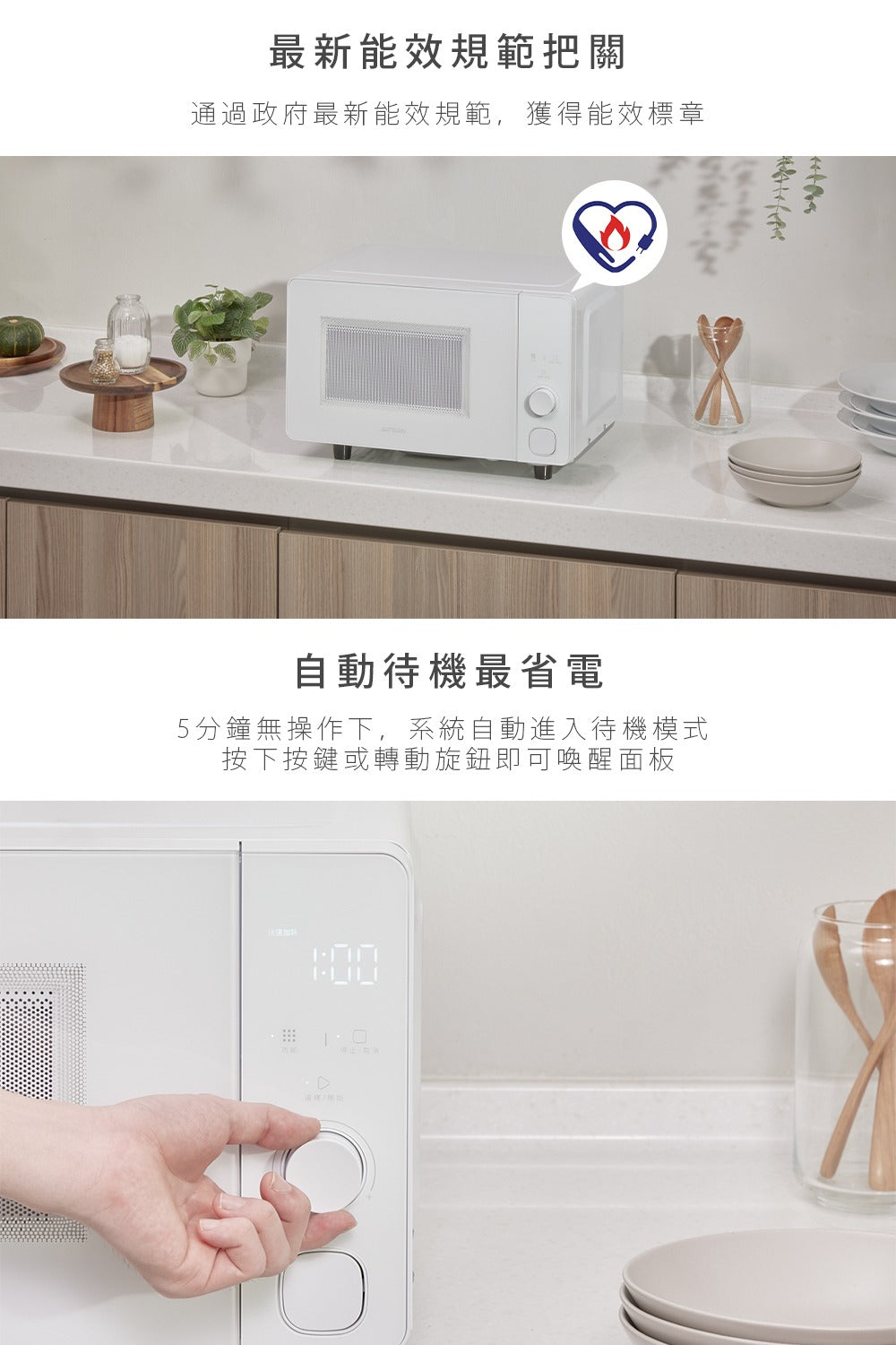 【全新出清】Artisan｜20L微電腦平台式微波爐 MW2003