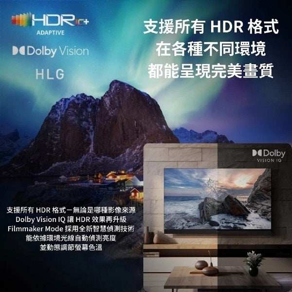 Panasonic國際牌 ｜TV-65W90BGT 65型4K LED 144Hz Fire TV聯網顯示器 無視訊盒