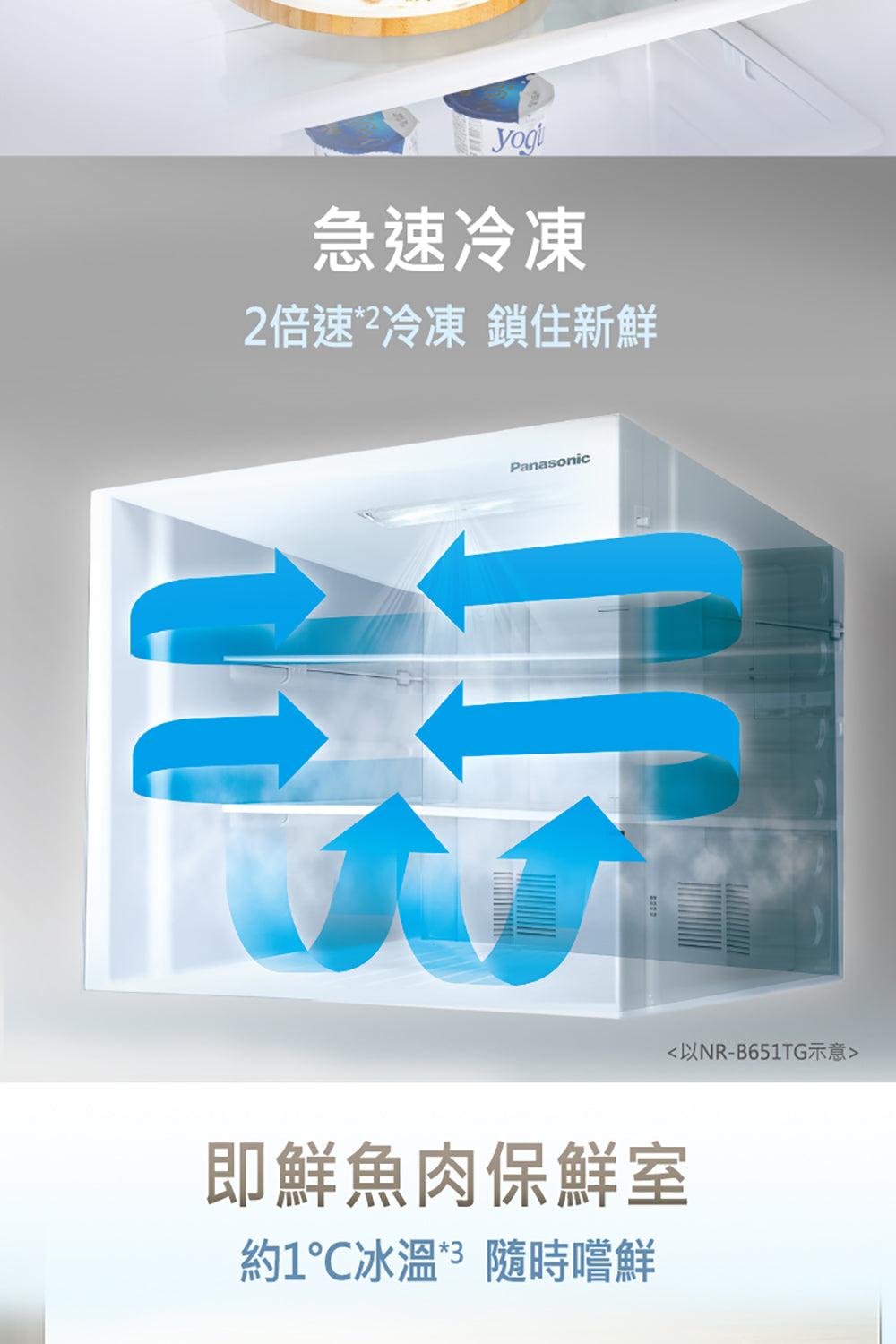 Panasonic 國際牌｜NR-B421TV 422L一級能效變頻ECONAVI鋼板雙門冰箱(晶漾黑/晶漾銀)