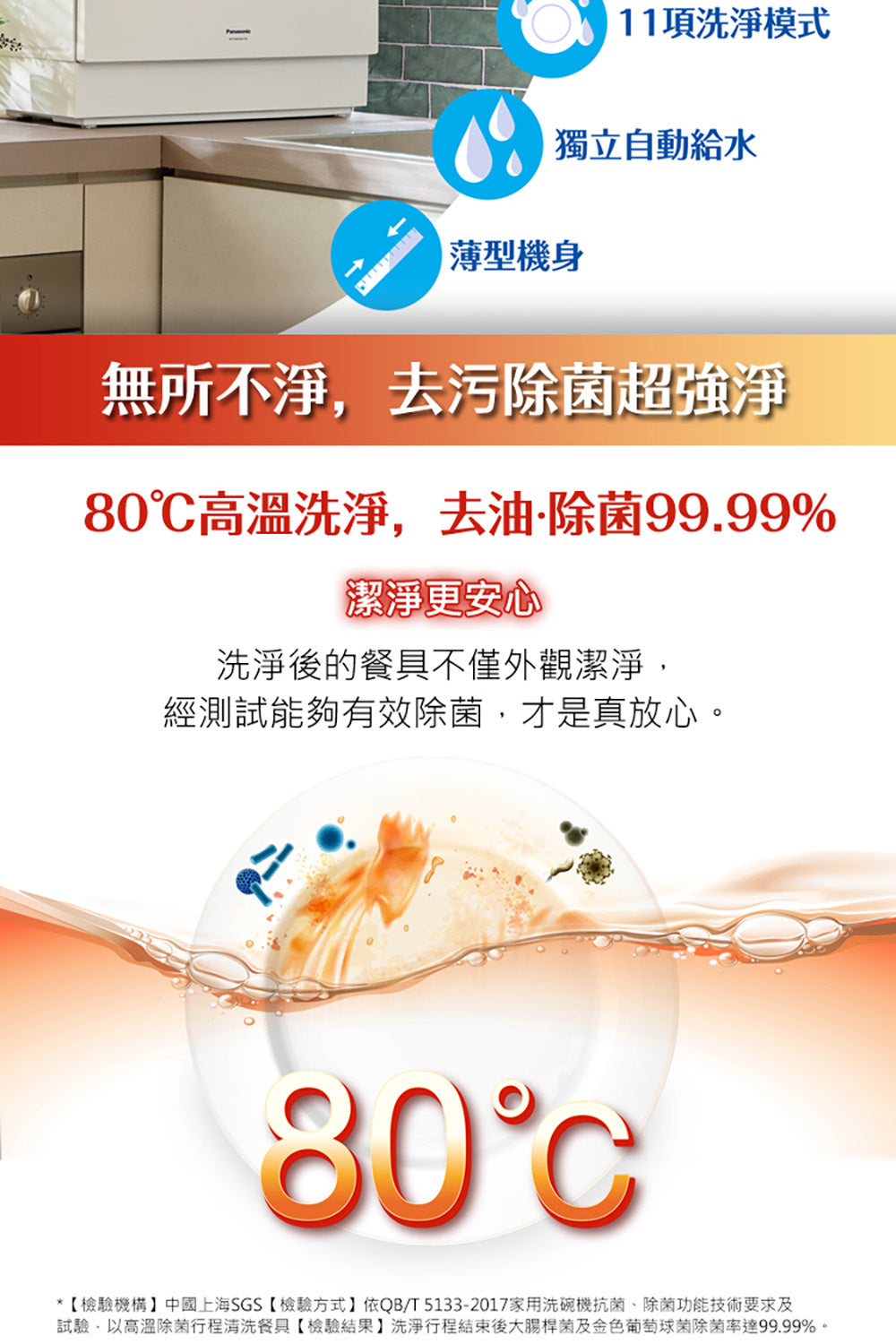 【全新出清】Panasonic國際牌｜自動洗碗機 NP-TH4WHR1TW (含基本安裝)