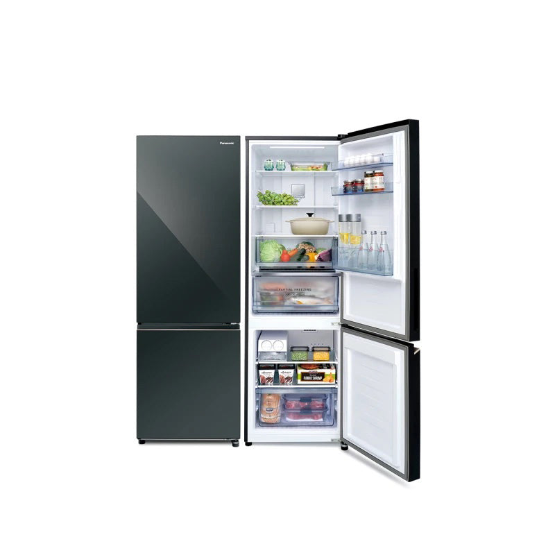 Panasonic 國際牌｜NR-B331VG 325L一級能效玻璃門雙門變頻冰箱
