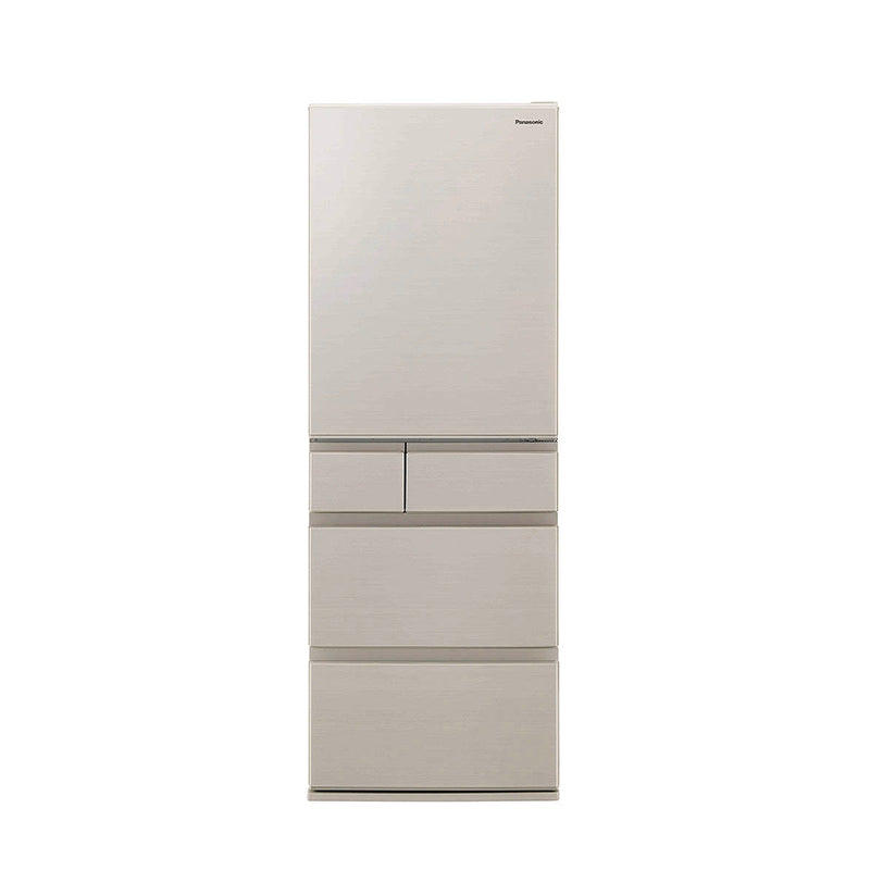 Panasonic 國際牌｜NR-E507XT 502L日本製一級能效五門變頻冰箱(香檳金/晶鑽白)
