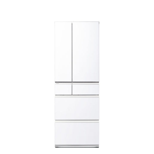 Panasonic 國際牌｜NR-F502YT-W1 495L日製無邊框霧面鋼板六門冰箱(凝霜白)