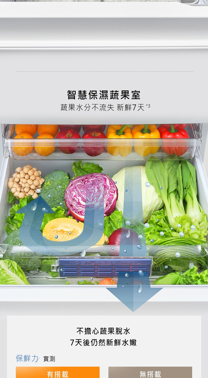 Panasonic 國際牌｜NR-F509XT 501L日本製一級能效六門變頻冰箱(香檳金/晶鑽白)
