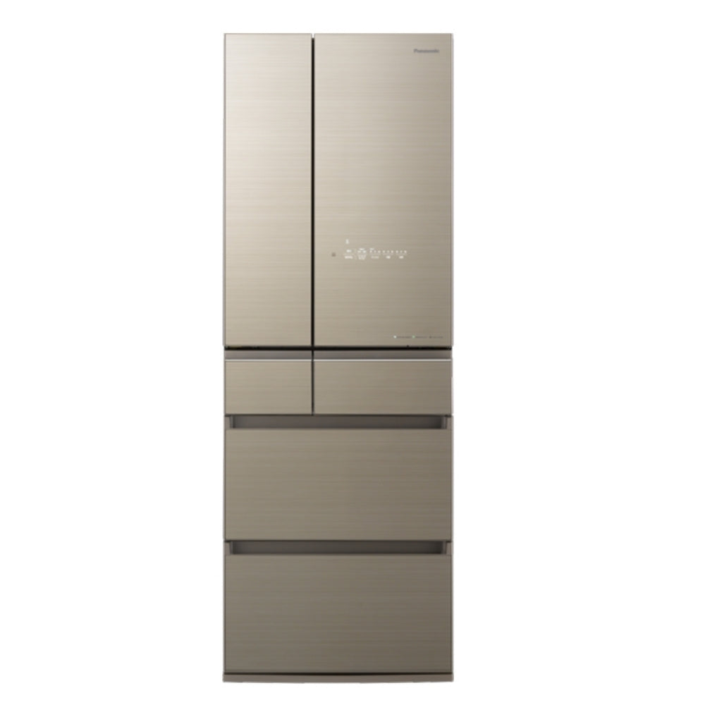 Panasonic 國際牌｜NR-F509XT 501L日本製一級能效六門變頻冰箱(香檳金/晶鑽白)